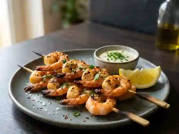 Gambas grillées au paprika : chair juteuse et ferme - Photo de présentation