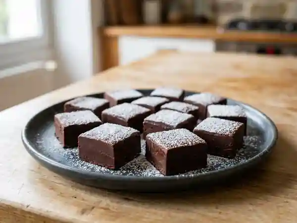 Ganache fondante chocolat noir et fève tonka - Photo de présentation