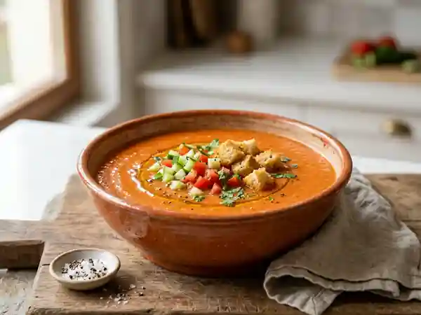 Gaspacho oranais onctueux et glacé - Photo de présentation