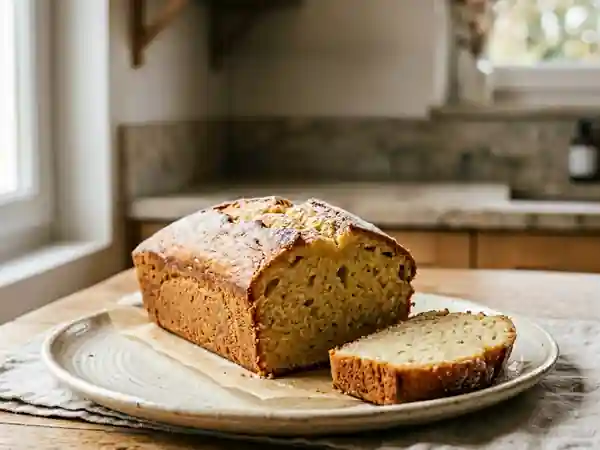 Gâteau à l'huile traditionnel de grand-mère moelleux et savoureux - Photo de présentation