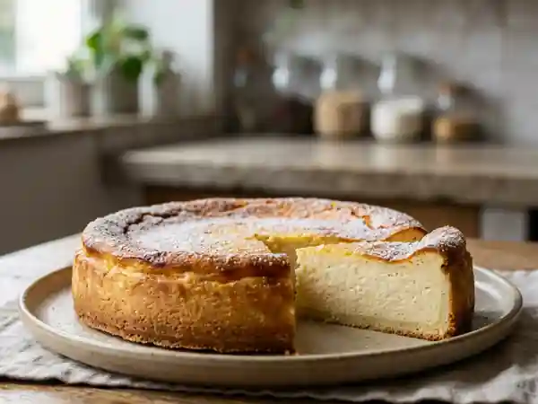 Gâteau allemand moelleux au fromage blanc : recette facile et gourmande - Photo de présentation