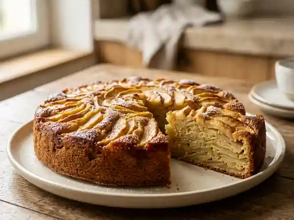 Gâteau Anna aux Pommes et Poires : Biscuit Moelleux et Fruité - Photo de présentation