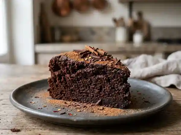 Fondant chocolat noir, cannelle et piment - Photo de présentation