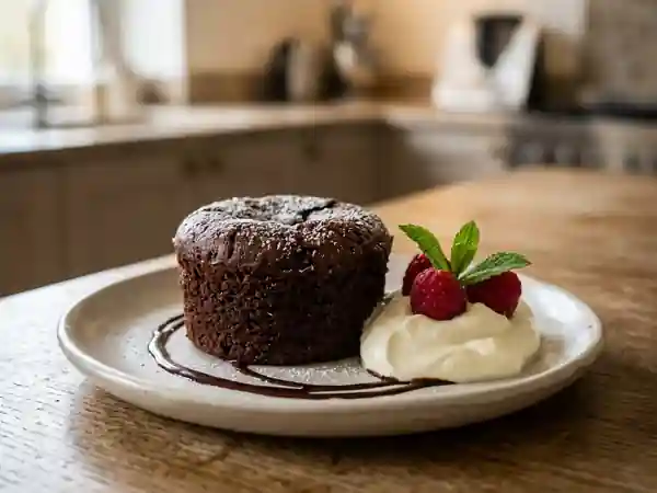 Gâteau au chocolat fondant express - Photo de présentation