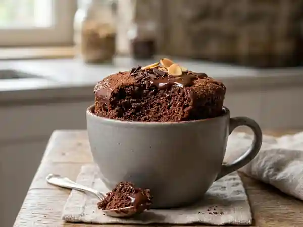 Moelleux chocolat-Amaretto minute - Photo de présentation