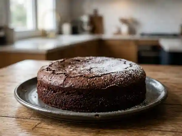 Gâteau Chocolat Intense et Nuage d'Amande - Photo de présentation