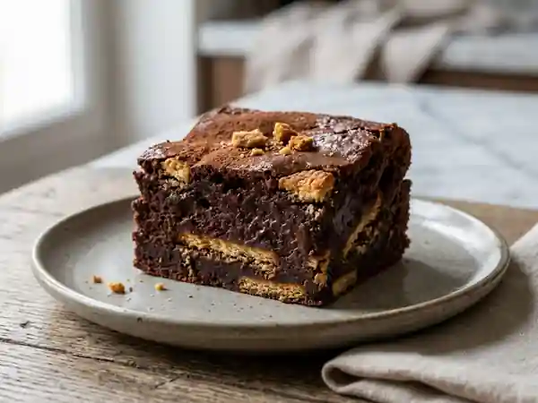 Gâteau au chocolat gourmand aux Petits Lu - Photo de présentation