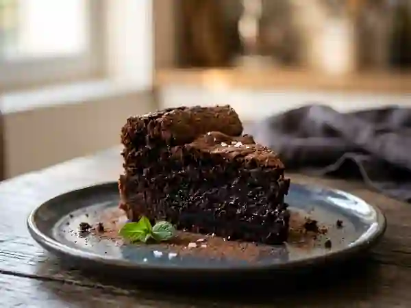 Gâteau au chocolat noir intense - Photo de présentation