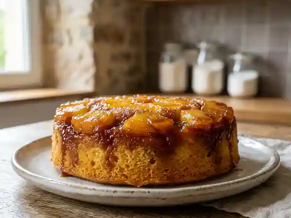 Moelleux ananas et son caramel ambré - Photo de présentation