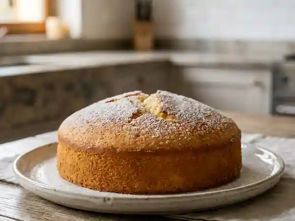 Gâteau au yaourt aérien et fondant - Photo de présentation