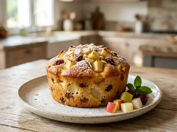 Moelleux fondant aux fruits du verger - Photo de présentation