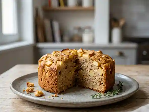 Moelleux aux pommes fondant et healthy - Photo de présentation