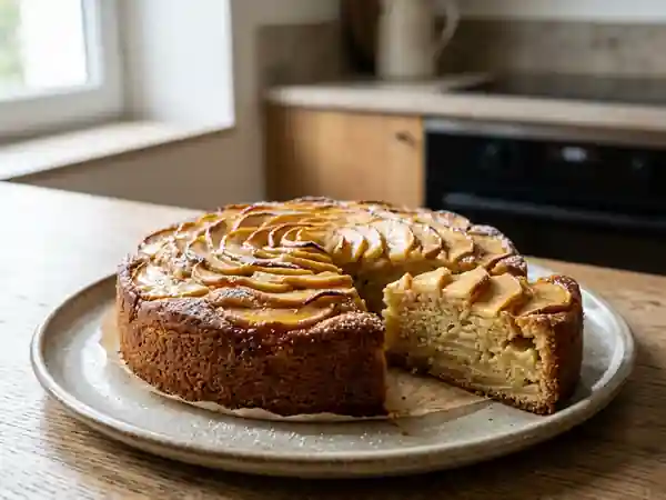 Gâteau Breton aux Pommes Fondantes : Recette Traditionnelle et Gourmande - Photo de présentation