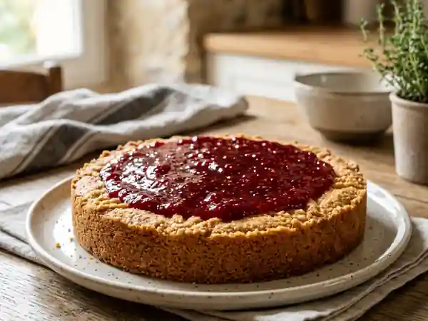 Gâteau breton sablé au cœur de confiture - Photo de présentation