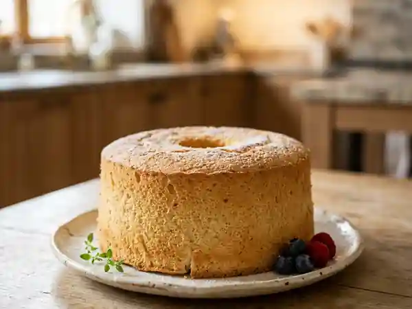 Gâteau Chiffon Nuage à la Vanille - Photo de présentation