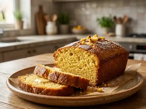 Gâteau de maïs moelleux et savoureux - Photo de présentation