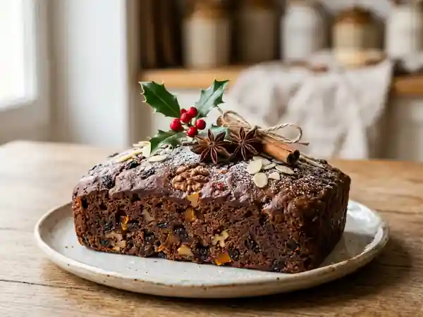 Christmas Cake Moelleux aux Épices et Miel - Photo de présentation