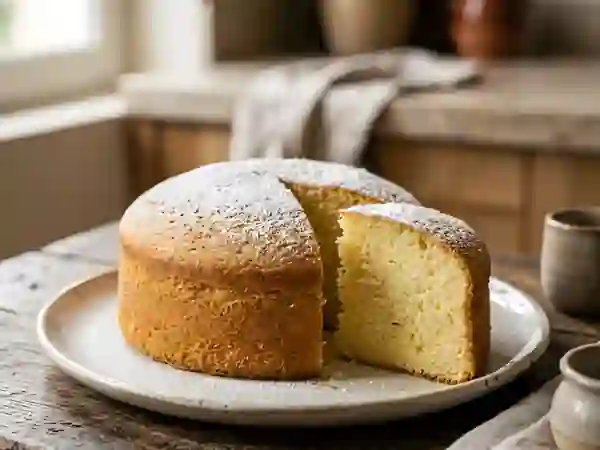 Gâteau de Savoie aérien au citron - Photo de présentation
