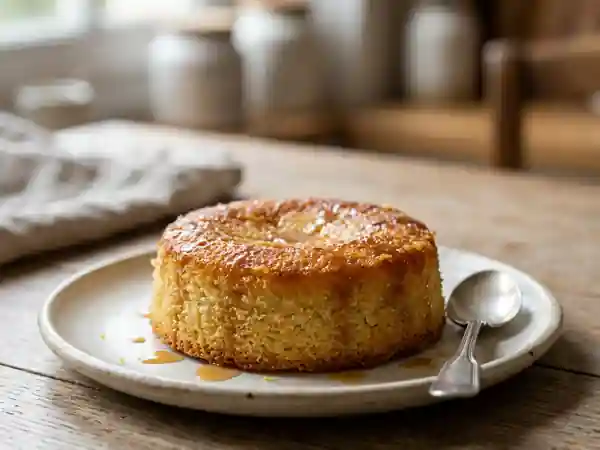 Gâteau de semoule crémeux et fondant comme à l'enfance - Photo de présentation