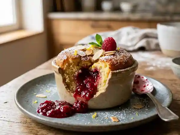 Gâteau de semoule surprise fondant et gourmand - Photo de présentation