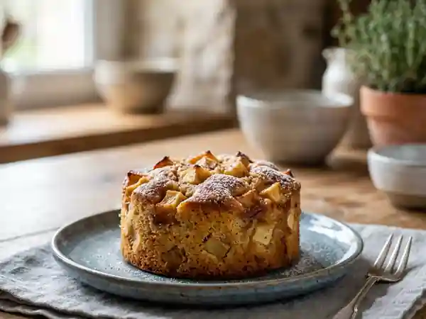 Gâteau d'Ève aux Pommes et Épices, Moelleux et Parfumé - Photo de présentation