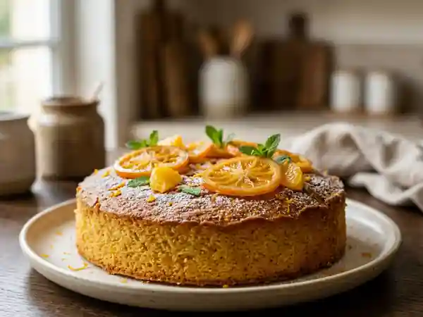 Gâteau fondant à l'orange moelleux et parfumé de Suzy - Photo de présentation
