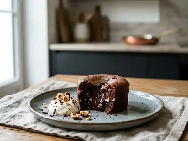 Fondant Goldorak Intense Chocolat Noisette - Photo de présentation