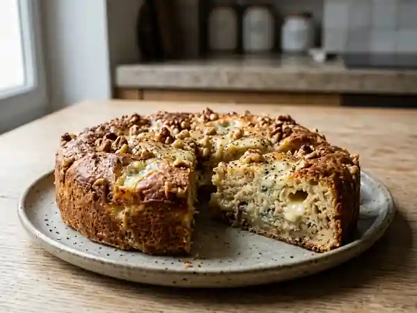 Moelleux au gorgonzola et éclats de noix - Photo de présentation