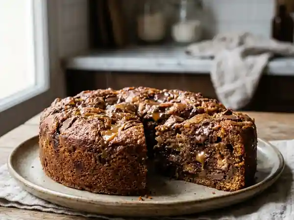 Moelleux irrésistible au chocolat et caramel - Photo de présentation