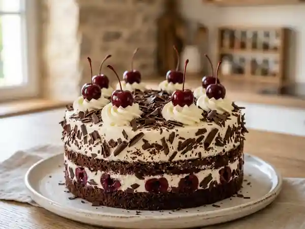 Forêt Noire onctueuse cerise et chocolat - Photo de présentation