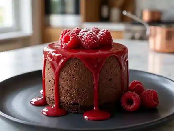 Gâteau glacé Dracula au cœur sanglant - Photo de présentation