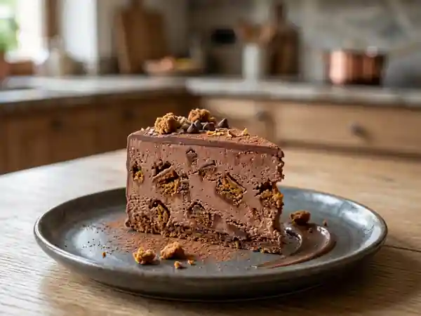 Entremet glacé chocolat et pain d'épice - Photo de présentation