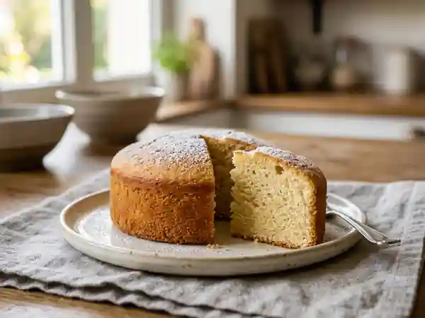 Gâteau aérien à la vanille intense - Photo de présentation