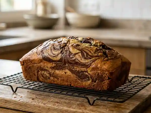 Gâteau marbré au yaourt moelleux et facile à réaliser - Photo de présentation