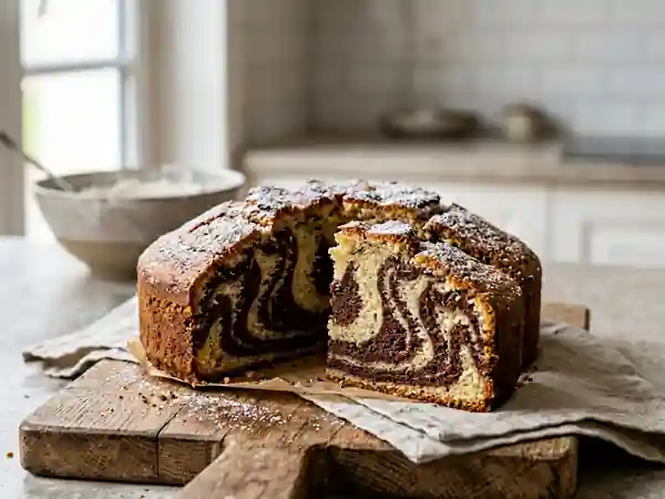 Marbré vanille-chocolat ultra-moelleux - Photo de présentation