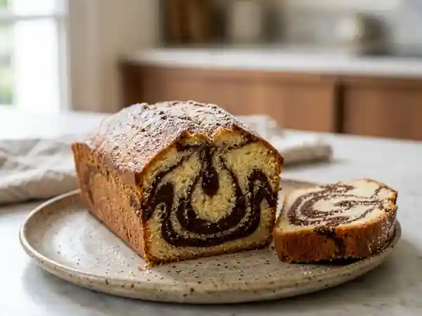 Marbré Vanille-Chocolat Graphique - Photo de présentation