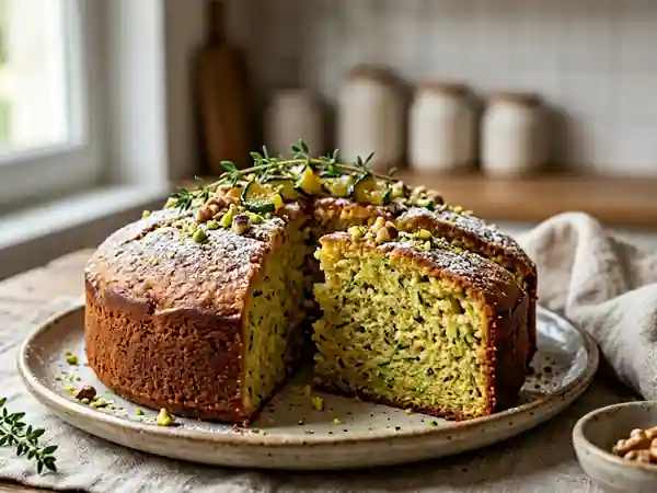 Gâteau à la courgette ultra-moelleux et vanillé - Photo de présentation