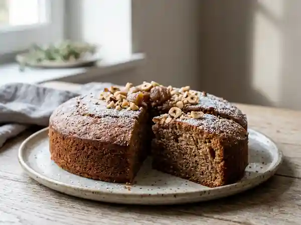 Gâteau moelleux à la crème de marrons facile et rapide - Photo de présentation