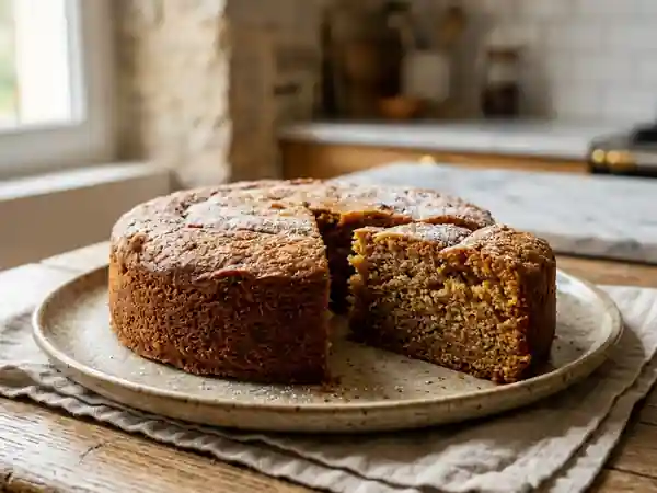 Gâteau fondant à la crème de marrons - Photo de présentation