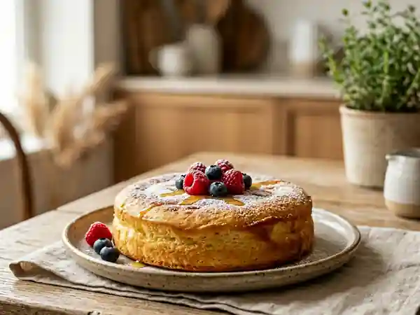 Gâteau Vanille Moelleux à la Poêle - Photo de présentation