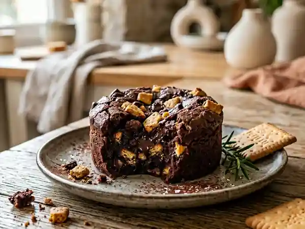 Moelleux Chocolat Noir et Éclats de Petits LU - Photo de présentation