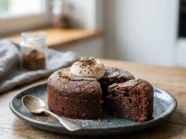 Gâteau moelleux au chocolat et épices douces - Photo de présentation