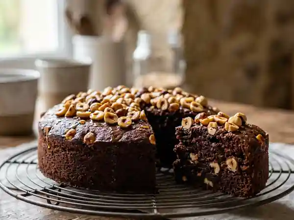 Moelleux intense chocolat, noisettes et miel - Photo de présentation