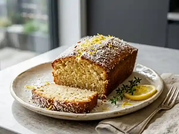 Gâteau Citron-Coco Fondant et Acidulé - Photo de présentation