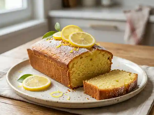 Gâteau moelleux au citron frais : recette facile et rapide - Photo de présentation