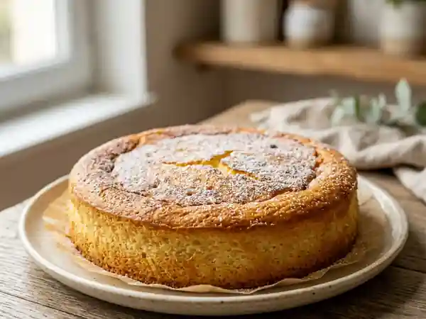 Gâteau moelleux au fromage blanc : recette facile et rapide - Photo de présentation
