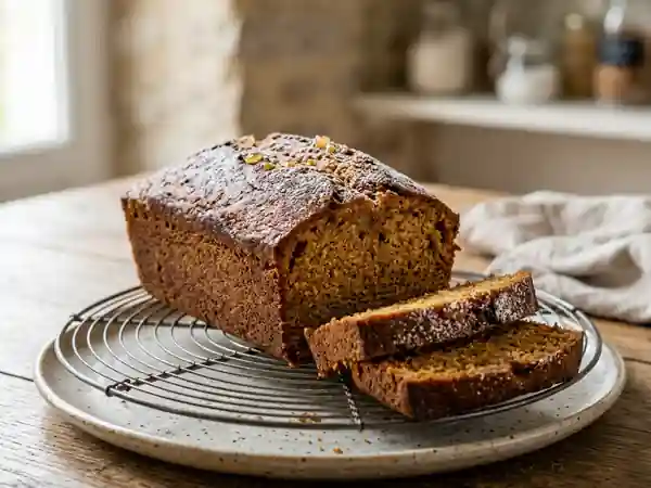 Gâteau moelleux au miel et aux épices : douceur et chaleur en bouche - Photo de présentation