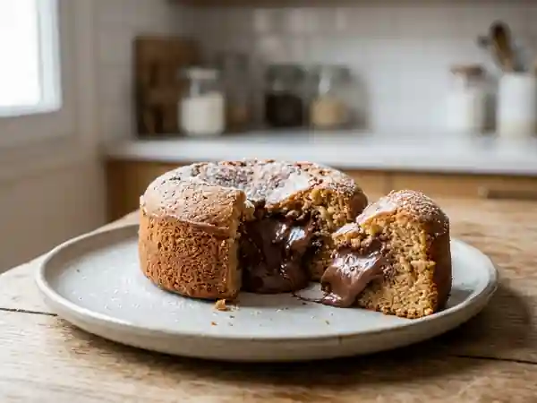 Gâteau moelleux au Nutella : recette facile et gourmande pour une personne - Photo de présentation
