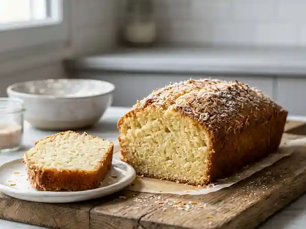 Gâteau moelleux au yaourt et noix de coco : recette facile et gourmande - Photo de présentation