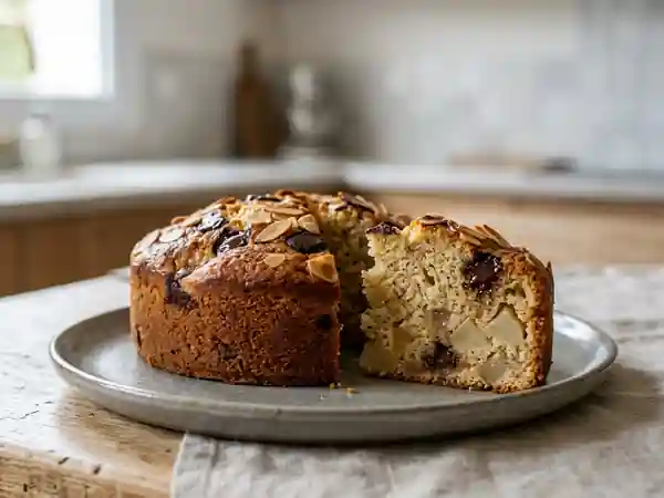 Moelleux Yaourt, Poires Fondantes et Chocolat - Photo de présentation